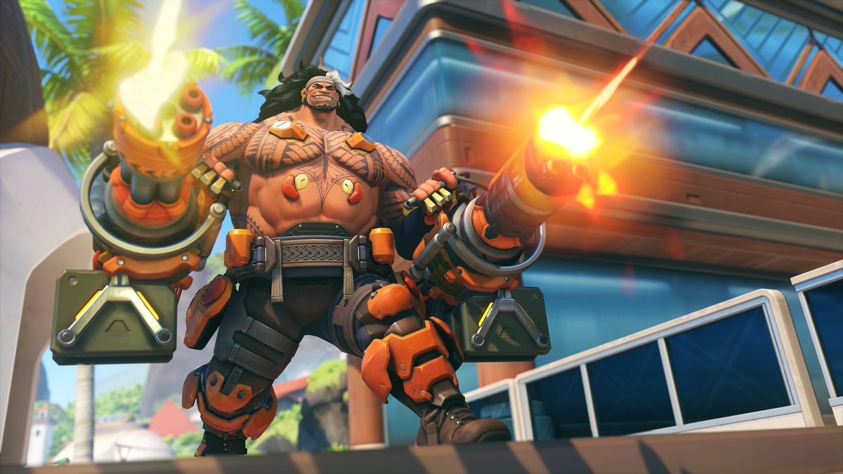 BernalStive's tweet photo. @OWCavalry Gunny and Cha-Cha are eager to welcome Dva with their mythical skin. They will give her such a warm welcome that her meka will be covered with bullets. https://t.co/ybj9CpoBpK