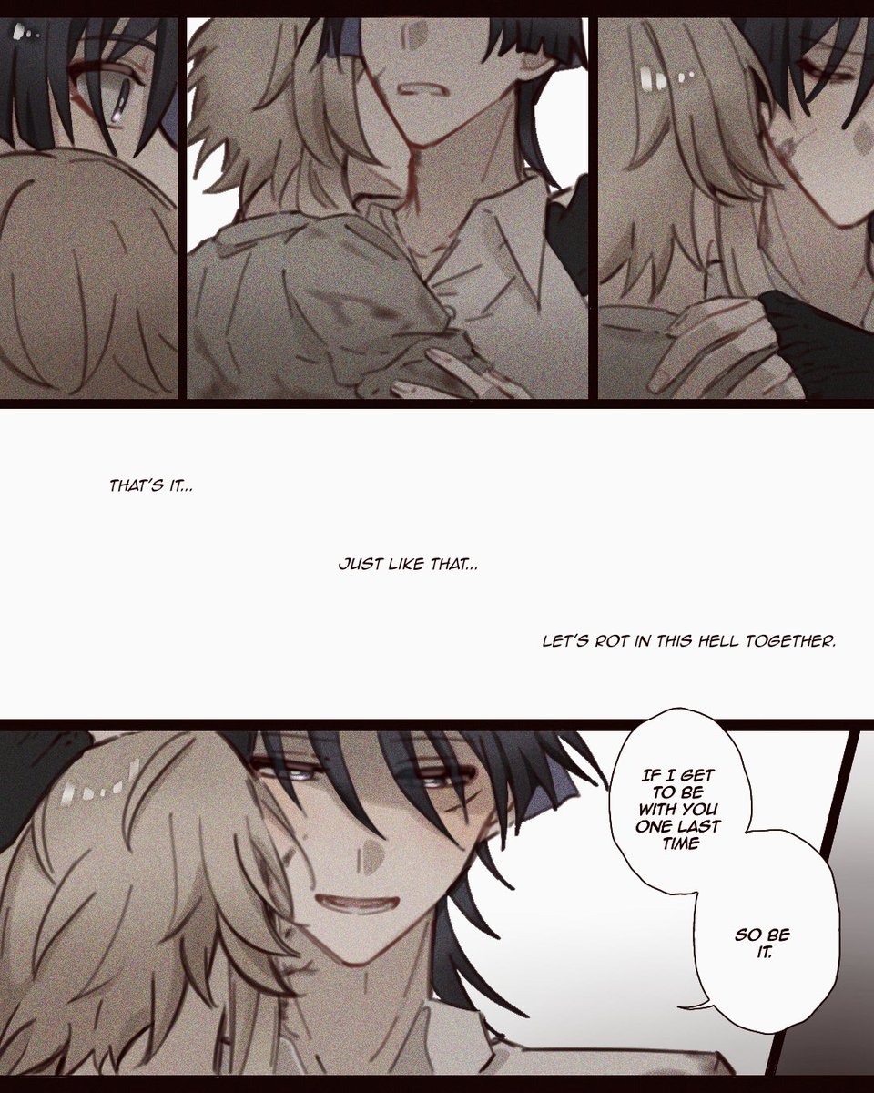 ayanime_aya's tweet image. (3/3) - &quot;My last moments with you.&quot; Zombie Apocalypse AU [2/3]
#scaralumi #wanlumi