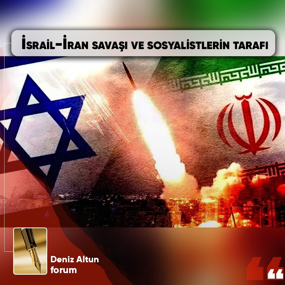 📌 İsrail-İran savaşı ve sosyalistlerin tarafı

 ▪️ İran ve İsrail rejimlerinin savaşı iki karanlık kutup yaratıyor. Sosyalistlerin görevi, bu iki kutbun dışında halkların cephesini, yani üçüncü cepheyi kurmaktır

🖊️ Deniz Altun

yeniyasamgazetesi9.com/550994-2/