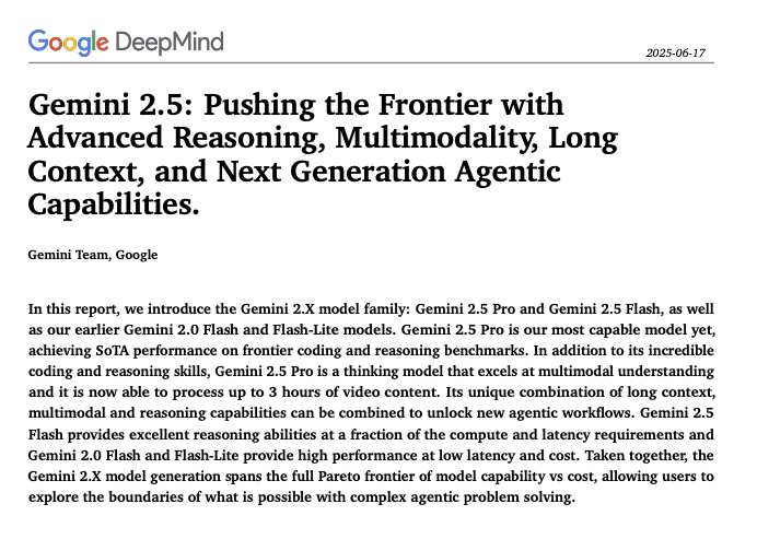 Gemini 2.5 Technical Report 🧵