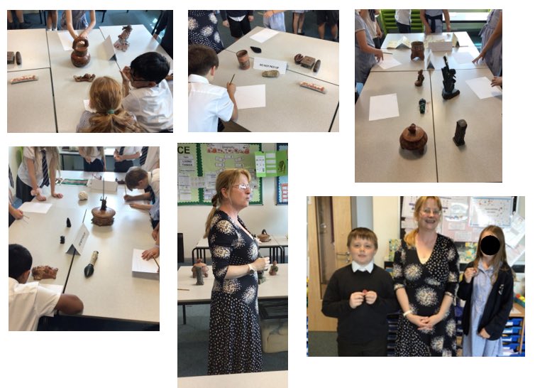 Year 5 had a visit from Dr Diane today. She is the UK’s only Maya archaeologist – she really is an expert! She talked to us about her time spent excavating different Maya sites, and shared with us her experiences. We had workshops where we got to examine lots of artefacts.