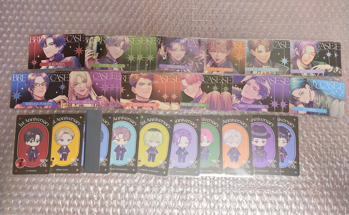Lif_d6's tweet photo. 【交換】ブレマイ 1st 1周年 アニバーサリー アニバ モディ 缶バッジ しおり カクテルキーホルダー 特典

譲: 皇坂 城瀬 須王 右京 樋宮 環野 槻本 壱川 隠岐谷 節見 御門 新開 相沢 祠堂 立科 恩田 神家 麻波

求: 在間

都内手渡し、郵送にて。
検索からもお気軽にお声掛けください https://t.co/Giagn3XOTH