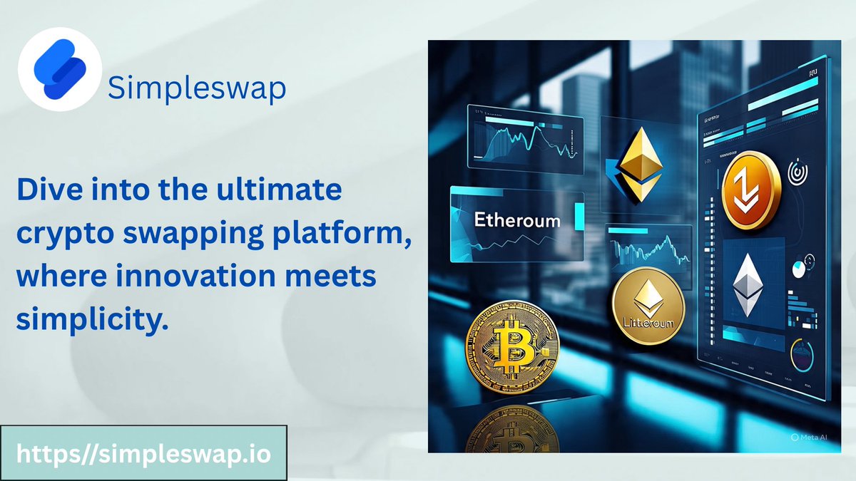LorettaAnd1152's tweet image. 1/
🧵 Improve Your Crypto Skills with the Groundbreaking Swap Experience from @SimpleSwap_io! 🚀

Explore the best cryptocurrency trading platform, where simplicity and creativity coexist! 

Use #SimpleSwap with @SimpleSwap_io