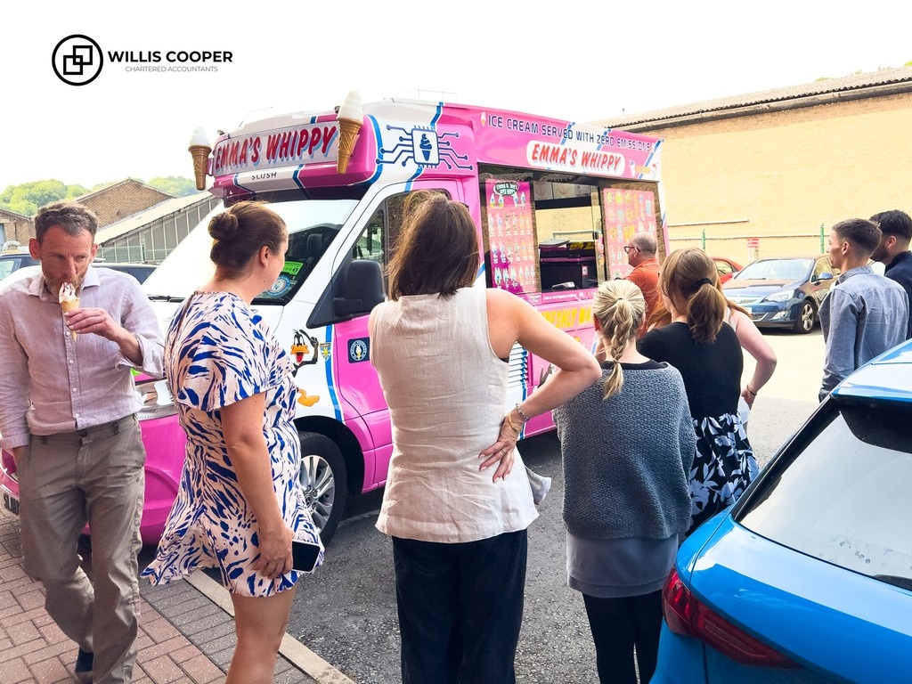 Willis_Cooper's tweet photo. We like to keep things fair. So when the team gets a treat, so do the dogs.

Thanks to Emma’s Whippy for stopping by. Indie was fully available for ice cream and absolutely unavailable for spreadsheets. https://t.co/a6v0NgVJBT