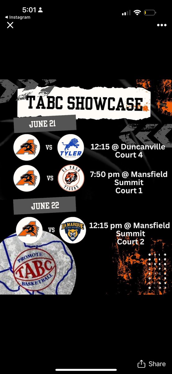 Here is my TABC schedule for this week!👇

come check me out!