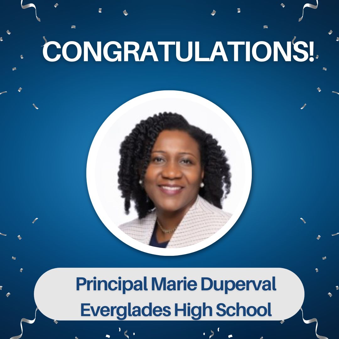 Please help us welcome Principal Marie Duperval! Principal Duperval is ready to serve her Everglades Community✨✨✨✨ ✨✨

#BCPSLeads