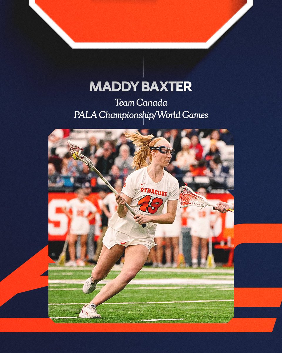 CuseWLAX's tweet image. Congratulations to Bianca Chevarie and Maddy Baxter on their selection to the Team Canada roster for the PALA Championship and World Games! π¨π¦ππ₯
bit.ly/44ayZAd