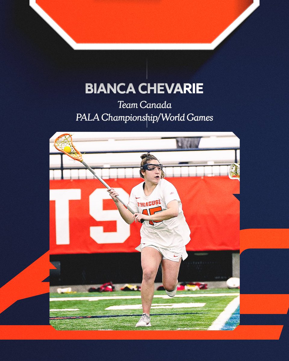 CuseWLAX's tweet image. Congratulations to Bianca Chevarie and Maddy Baxter on their selection to the Team Canada roster for the PALA Championship and World Games! π¨π¦ππ₯
bit.ly/44ayZAd