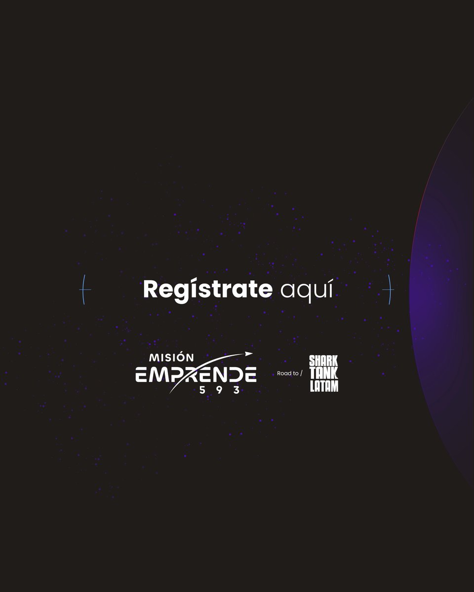 Este es un llamado para quienes están listos para ir más allá.
Si tienes una idea con el poder de
transformar al país, esta es tu oportunidad.
🚀 Misión Emprende 593 busca a los mejores emprendedores del Ecuador para llevar sus proyectos al siguiente nivel.
Mentorías, formación y