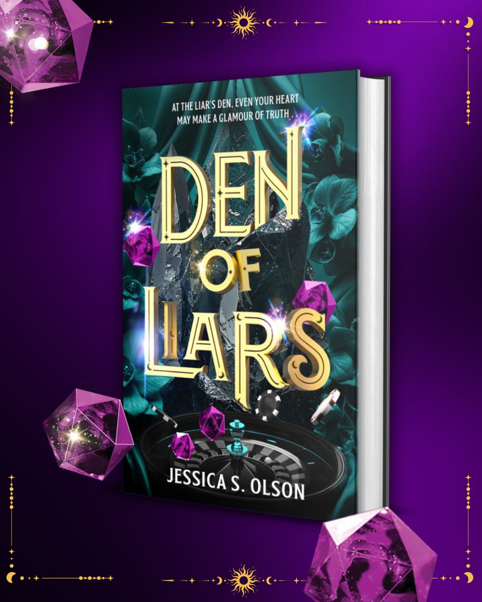 HotKeyBooks's tweet image. In just two weeks, you&apos;ll be invited to enter the Liar&apos;s Den:

✨ Enemies to lovers
✨ Casino heist
✨ Warring brothers
✨ High-stakes magical tournament
✨ Magical dice

Are you ready for magic, lies, and betrayal from @JessicaOlson123? lnk.to/DenOfLiars