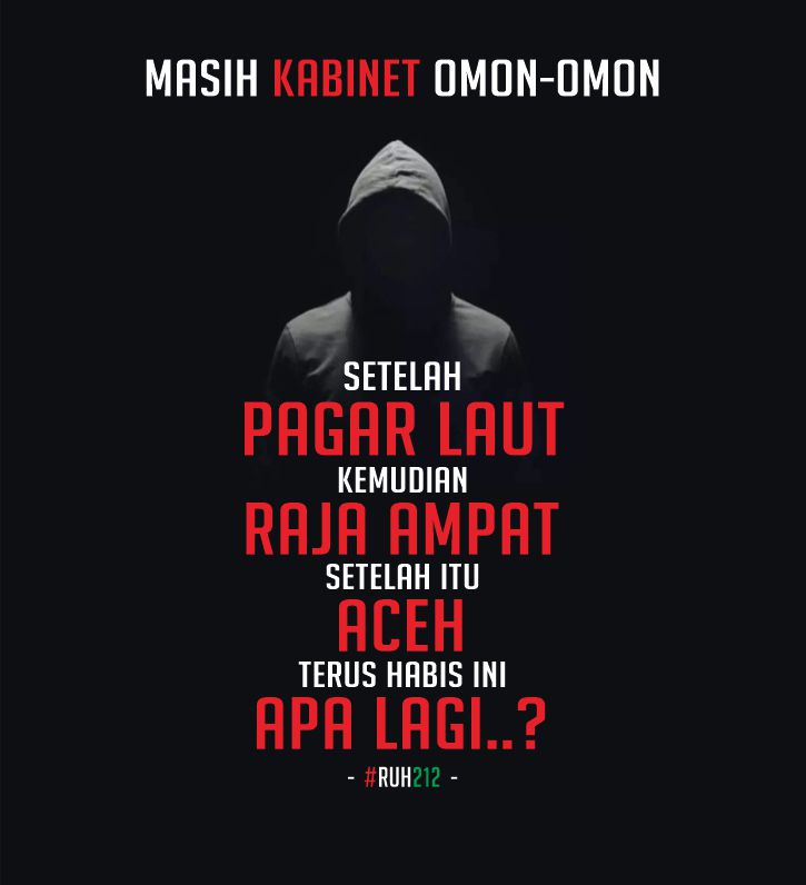 Prestasi Pejabat Omon Omon Republik Indonesia..

#Ruh212