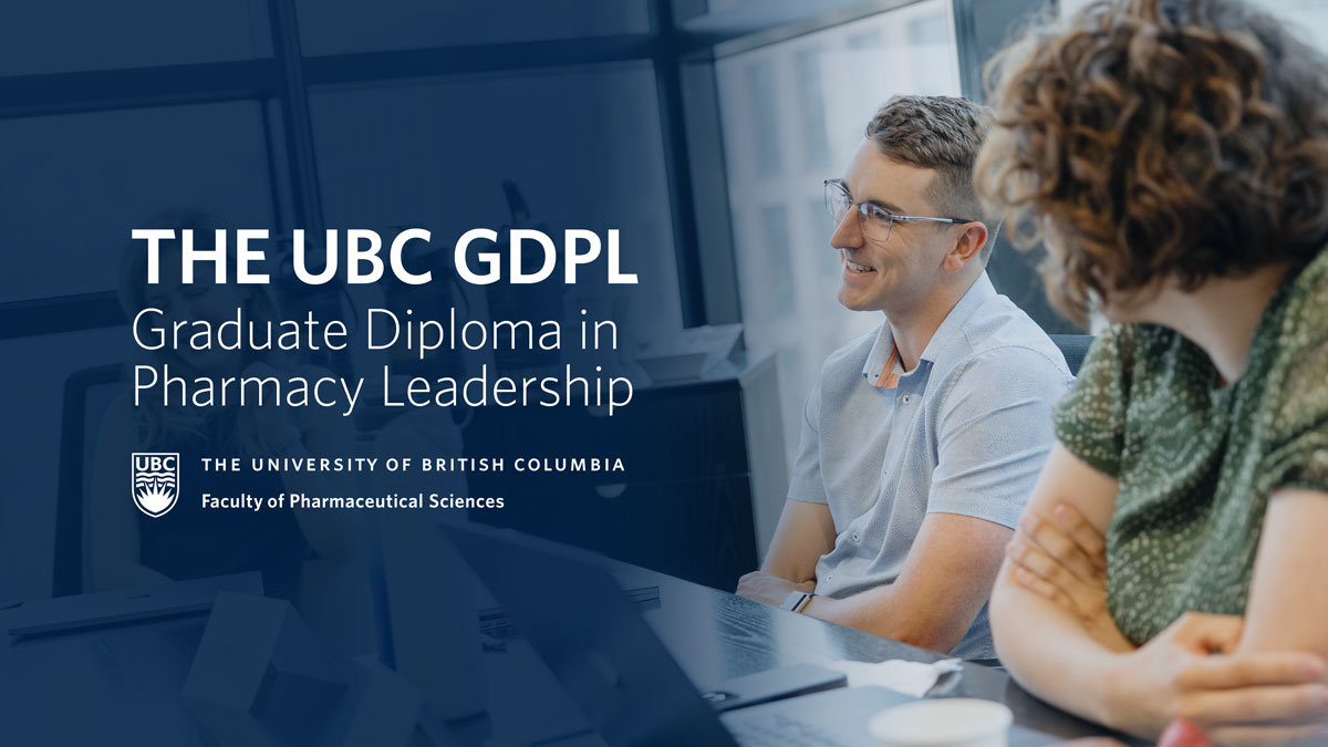 CSHP BC Branch (@cshpbcbranch) on Twitter photo UBC Pharm Sci has a new postgraduate program called the Graduate Diploma in Pharmacy Leadership!
Online information session is coming up on June 24th: Register at pharmsci.ubc.ca/GDPL
If you have any questions, contact a program representative at pharmsci.gdpl@ubc.ca UBC Pharm Sci has a new postgraduate program called the Graduate Diploma in Pharmacy Leadership!
Online information session is coming up on June 24th: Register at pharmsci.ubc.ca/GDPL
If you have any questions, contact a program representative at pharmsci.gdpl@ubc.ca