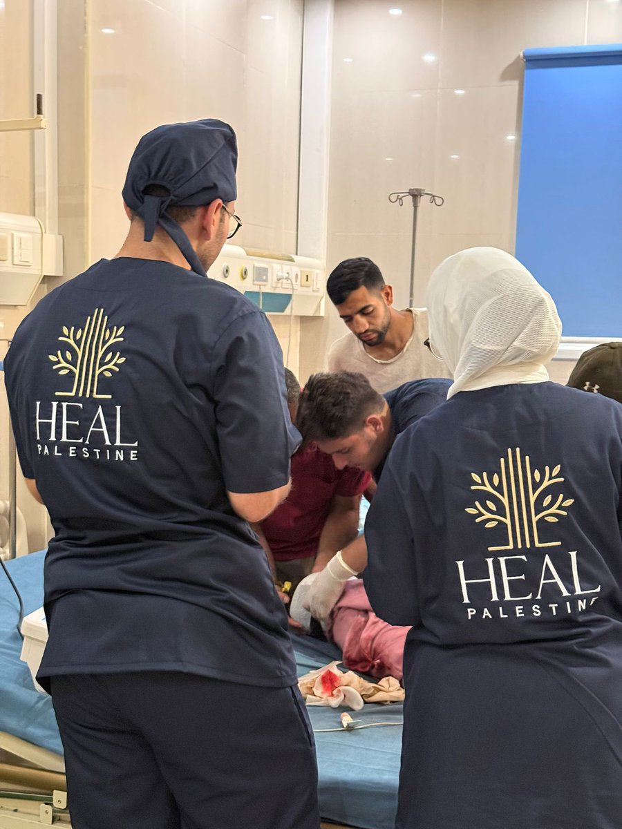 healpalestine_'s tweet image. Haneen, the young orphan critically injured in the recent school bombing and fire in Gaza, is now under HEAL’s care. She is receiving medical and mental health treatment, with our dedicated medical team, led by Dr. Odai who’s closely overseeing her recovery.
#heal #healing #gaza…