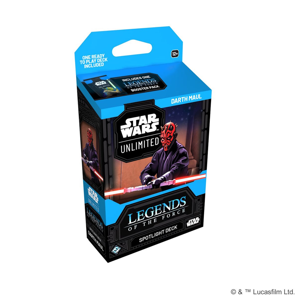 Now Available for pre-order! Star Wars Unlimited: Legends of the Force Spotlight Deck - Darth Maul  

Shop now 👉👉 shortlink.store/5be_bdm-guv1

#shopville #videogame #Pokemon #TCG #tcgstore #PS5 #Nintendo #preordergames #gameshop #gamenews #anime #SquareEnix #Figma