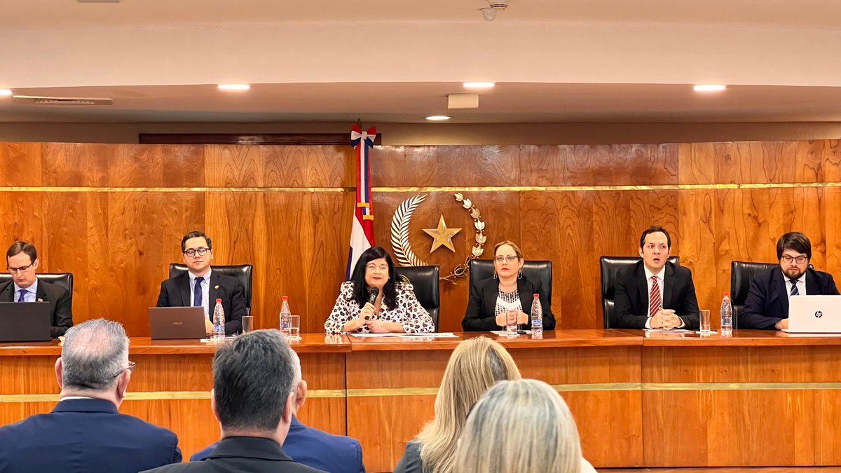 🔴La Vicepresidenta 1era de la CSJ y titular de la Sala Penal; Dra. Carolina Llanes participa del coloquio interinstitucional sobre “Presupuestos constitutivos del tipo Penal de incumplimiento del deber legal alimentario y el principio del interés superior del niño/a", organizado