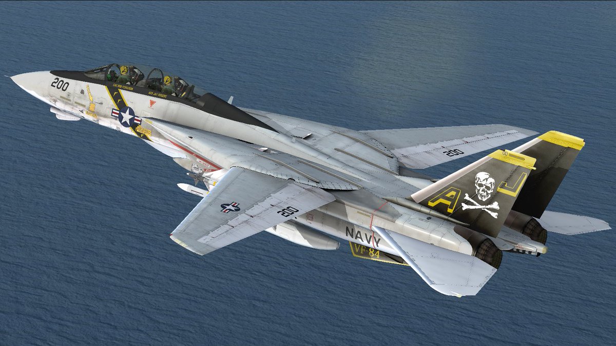 Are the VF-84's F-14s peak F-14 aesthetics?

I think they just might be.