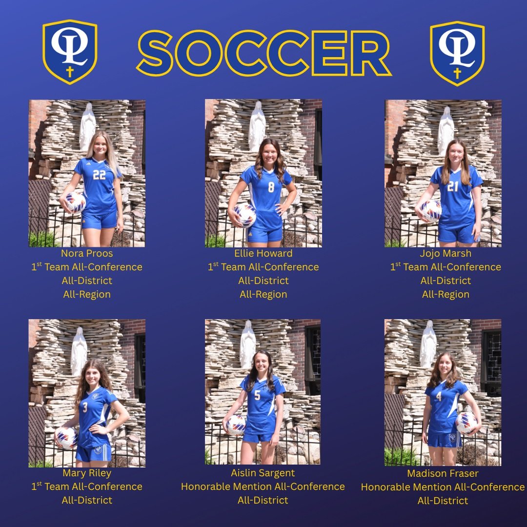 Congratulations to our girls' soccer post-season award winners!