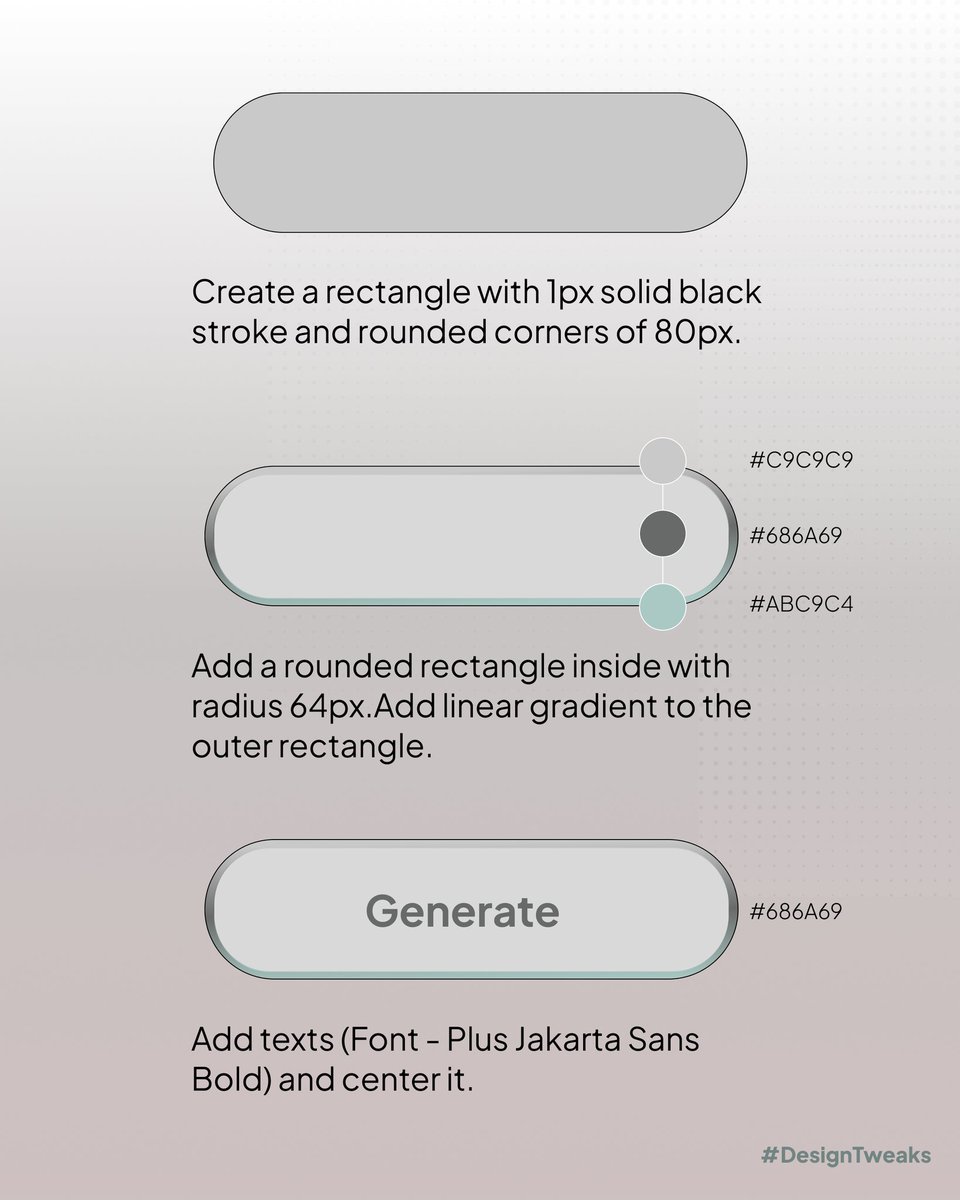 webnd_iitbbs's tweet image. Design Tweak #3 is live!

Learn how to create slick chrome buttons using just Figma — no 3D tools needed.  

#webnd #iitbhubaneswar #FigmaTips #UIDesign