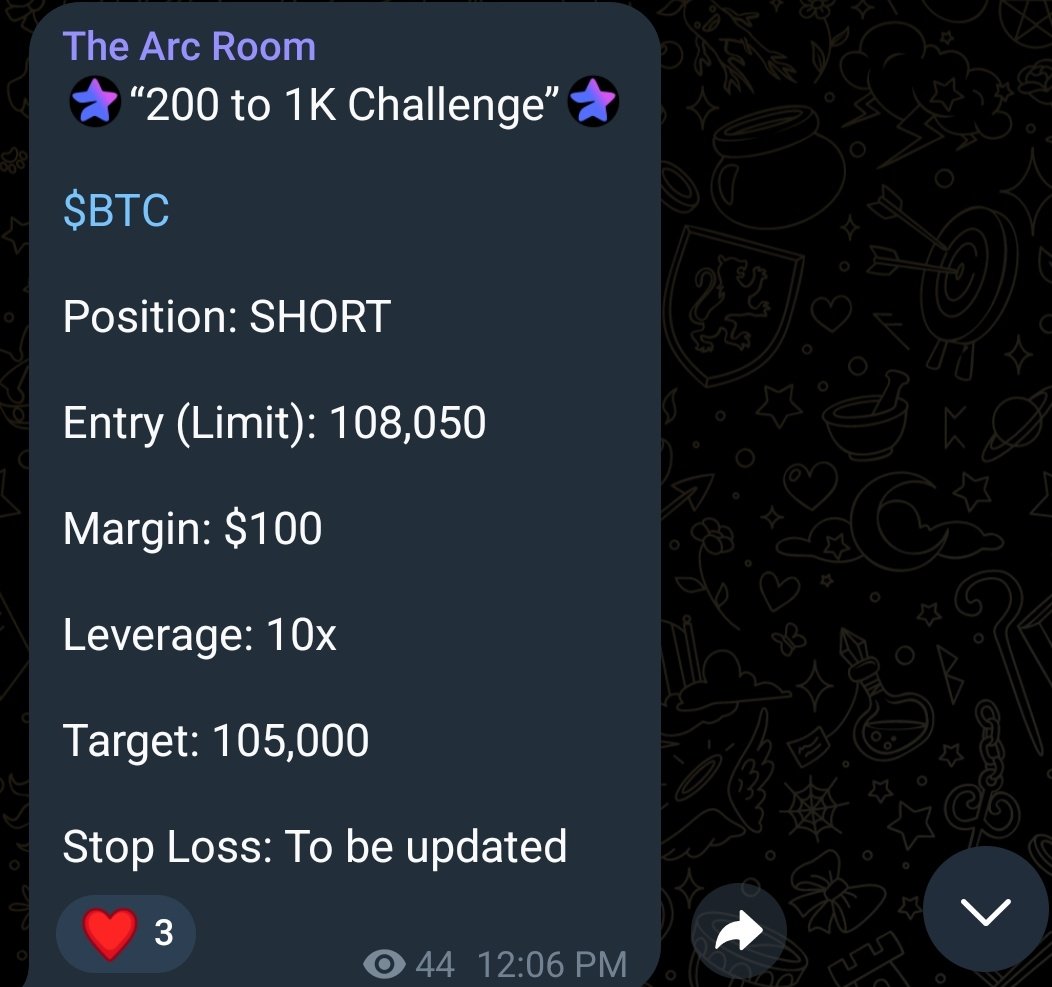 KhonshuArc's tweet image. $BTC Update 👀

You think this dip is because of war? Nope. It’s all in the charts.
Me and my squad shorted the top again at 108kish  yesterday and locked in juicy profits.
We went long two days ago and milked the banks.
We were prepared for this nuke  AGAIN.
All levels and…