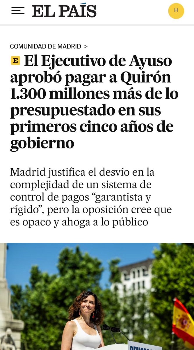 🚨Lo venimos denunciando: La “libre elección” es una privatización encubierta.

💶Esas “derivaciones” suponen el desmantelamiento y deterioro de la Sanidad Pública, a la que ahogan para favorecer el negocio privado, a costa de la salud de la población. 

elpais.com/espana/madrid/…