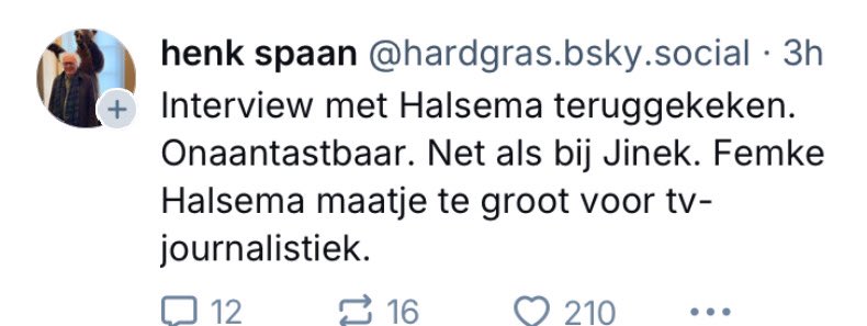 Alleen voor het allerkrankzinnigste onderbreek ik mijn twitterpauze. Omdat gek genoeg niemand anders dit oppikt. Dwepende bakvis Henk Spaan @nieuwsuur