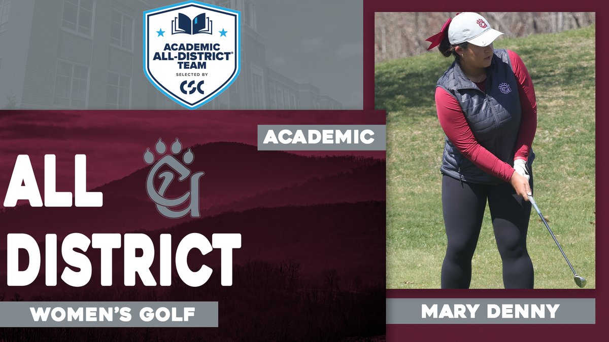 CUMountainlions (@cumountainlions) on Twitter photo For the second time in her career, <a href="/ConcordGolf/">Concord Womenโs Golf</a>'s Mary Denny is placed on the <a href="/CollSportsComm/">College Sports Communicators</a> Academic All-District Team For the second time in her career, <a href="/ConcordGolf/">Concord Womenโs Golf</a>'s Mary Denny is placed on the <a href="/CollSportsComm/">College Sports Communicators</a> Academic All-District Team