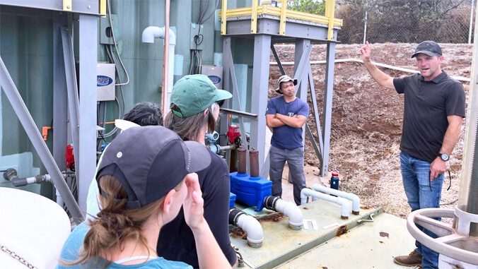 A new one-year certificate at <a href="/HawCC/">Hawaii CC</a> and <a href="/UHMaui/">UH Maui College</a> trains students to help replace the state’s 88,000 cesspools, building a skilled wastewater workforce to meet urgent environmental needs ➡️ bit.ly/4mM8LfB