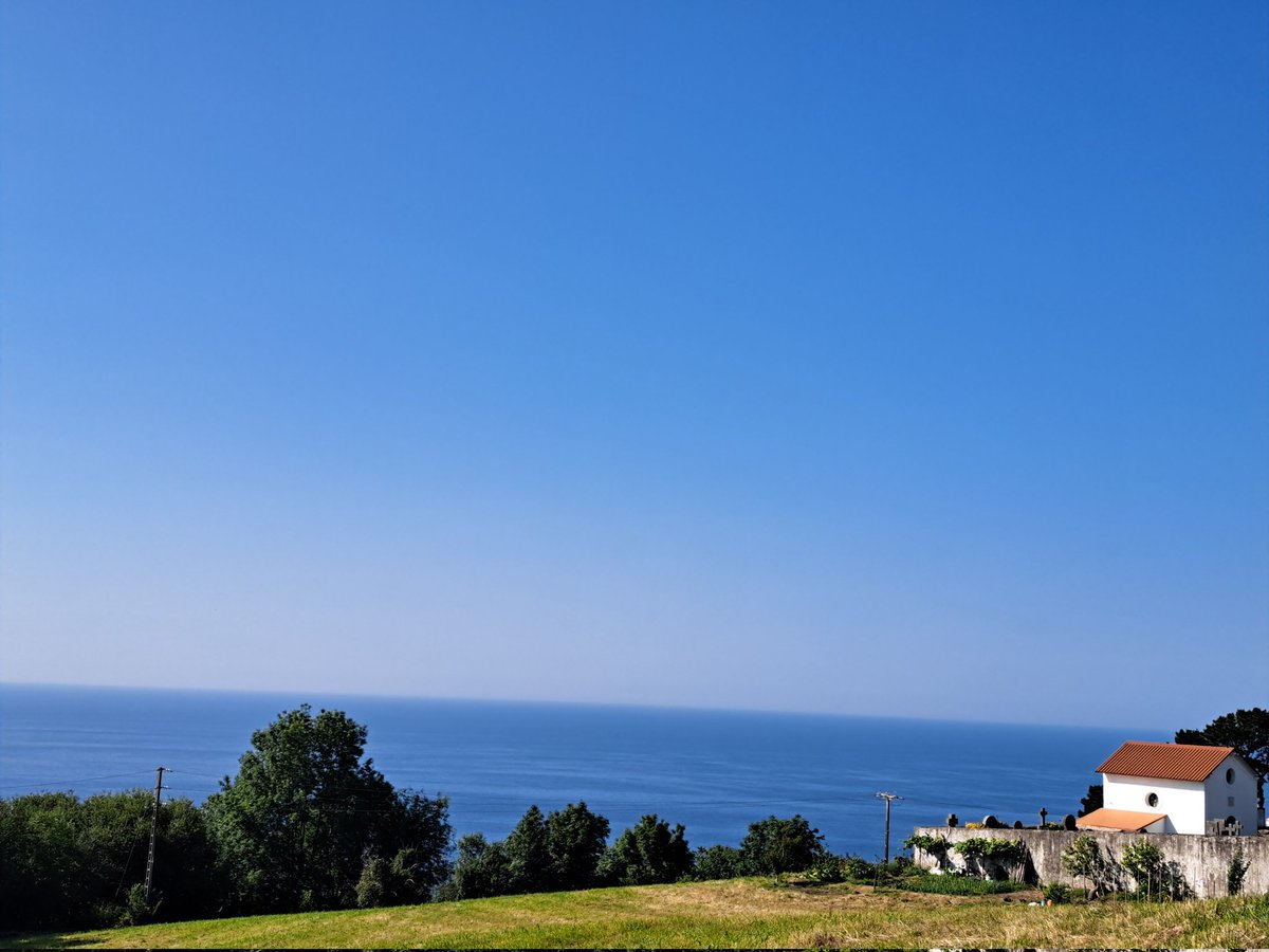 22°, brisa marina, buena visibilidad, despejado. Desde el #Observatorio #SanSebastián-#Igeldo.