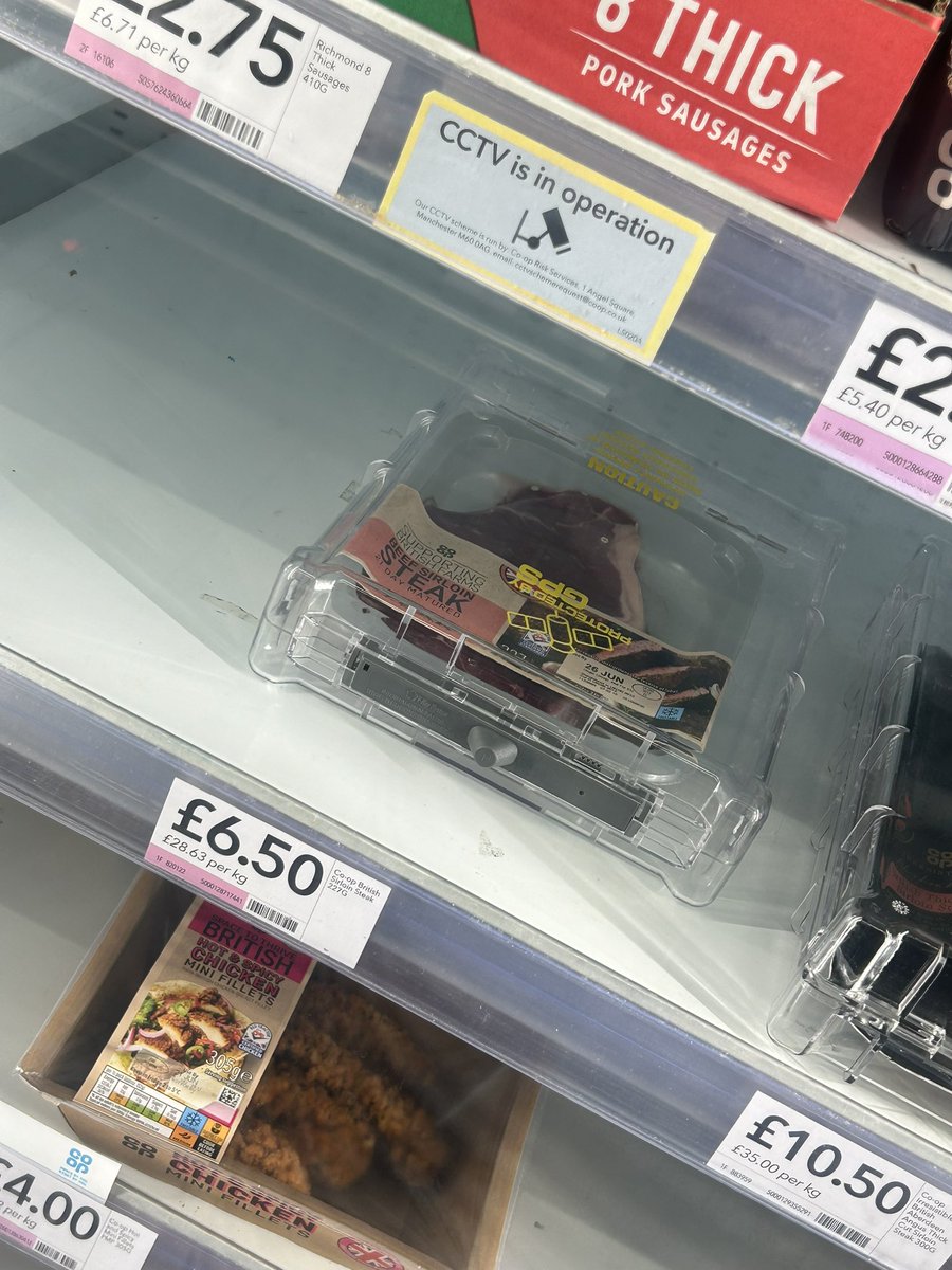 Steak got more security than the British borders