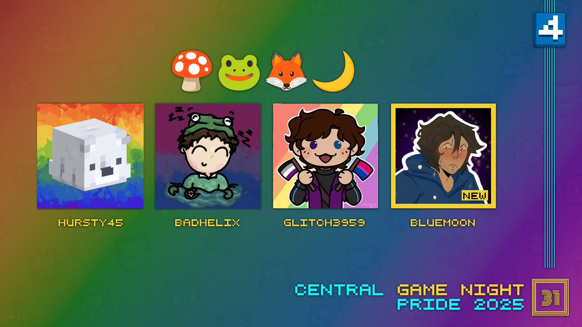 Central Game Nights (@centralgn_) on Twitter photo ๐๐ธ๐ฆ๐
<a href="/Hursty45_/">Hursty45</a> <a href="/badhelix54/">Badhelix</a> <a href="/Glitch3959/">Glitch3959_</a> <a href="/JaydenBlueMoon/">Jayden | BlueMoon</a>
Watch them compete in CGN 31: Pride 2025 this Friday at 9pm BST! ๐๐ธ๐ฆ๐
<a href="/Hursty45_/">Hursty45</a> <a href="/badhelix54/">Badhelix</a> <a href="/Glitch3959/">Glitch3959_</a> <a href="/JaydenBlueMoon/">Jayden | BlueMoon</a>
Watch them compete in CGN 31: Pride 2025 this Friday at 9pm BST!