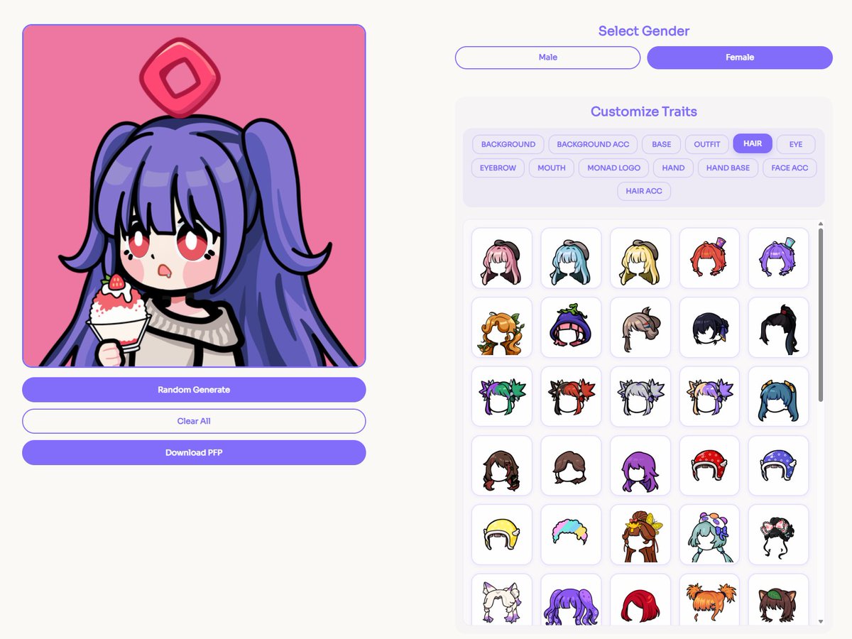 Greal Greal. 
The rose-pink monad logo looks nice.👀
Who want to access? All interactions will be meaningful.

What do you think is the most important aspect of an NFT project?