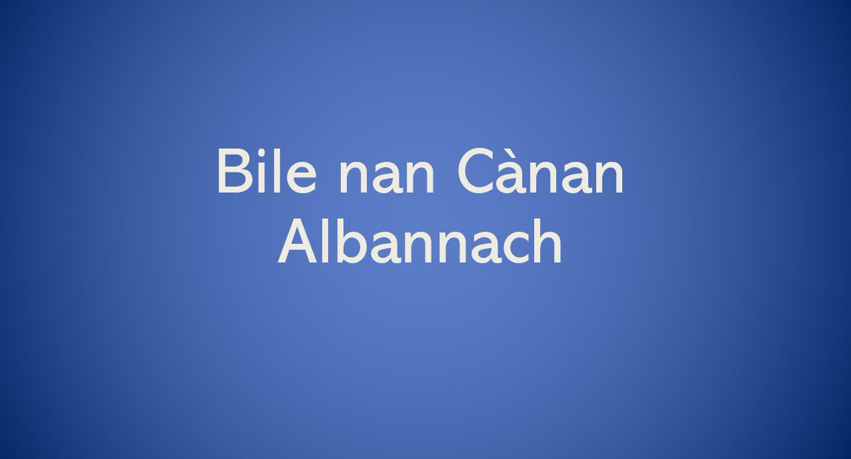 Chaidh gabhail ri Bile nan Cànan Albannach. A' bhot mu dheireadh: 

Air a shon: 112
Na aghaidh: 0
A' seachnadh bhòtadh: 0