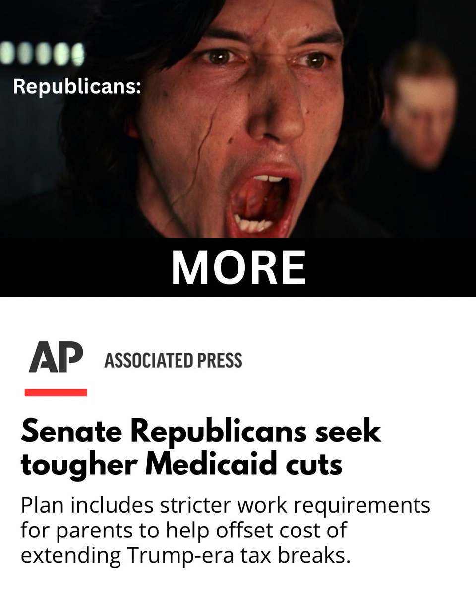 Republicans saw 16 million people losing Medicaid because of their Big Ugly Bill &amp; said “more!”