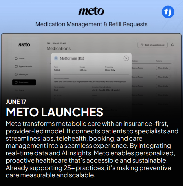 Congrats on the launch <a href="/DrOnwude/">Jossy Onwude, MD</a> &amp; team <a href="/MetoHealth/">Meto Health</a>!

🚨  Live on <a href="/ProductHunt/">Product Hunt 😸</a> 👇
 
fondo.ai/4ean0ar