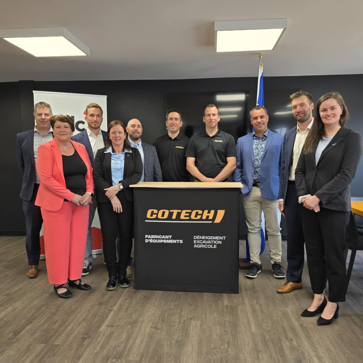 [ COMMUNIQUÉ ]
Près de 8,5 M$ à Cotech pour agrandir et automatiser son usine à L’Isle-Verte.
👉 bit.ly/3ZzUlFH

#productivité #PME <a href="/InvestQuebec/">InvestissementQuébec</a> | <a href="/DevEconCan/">DEC</a>