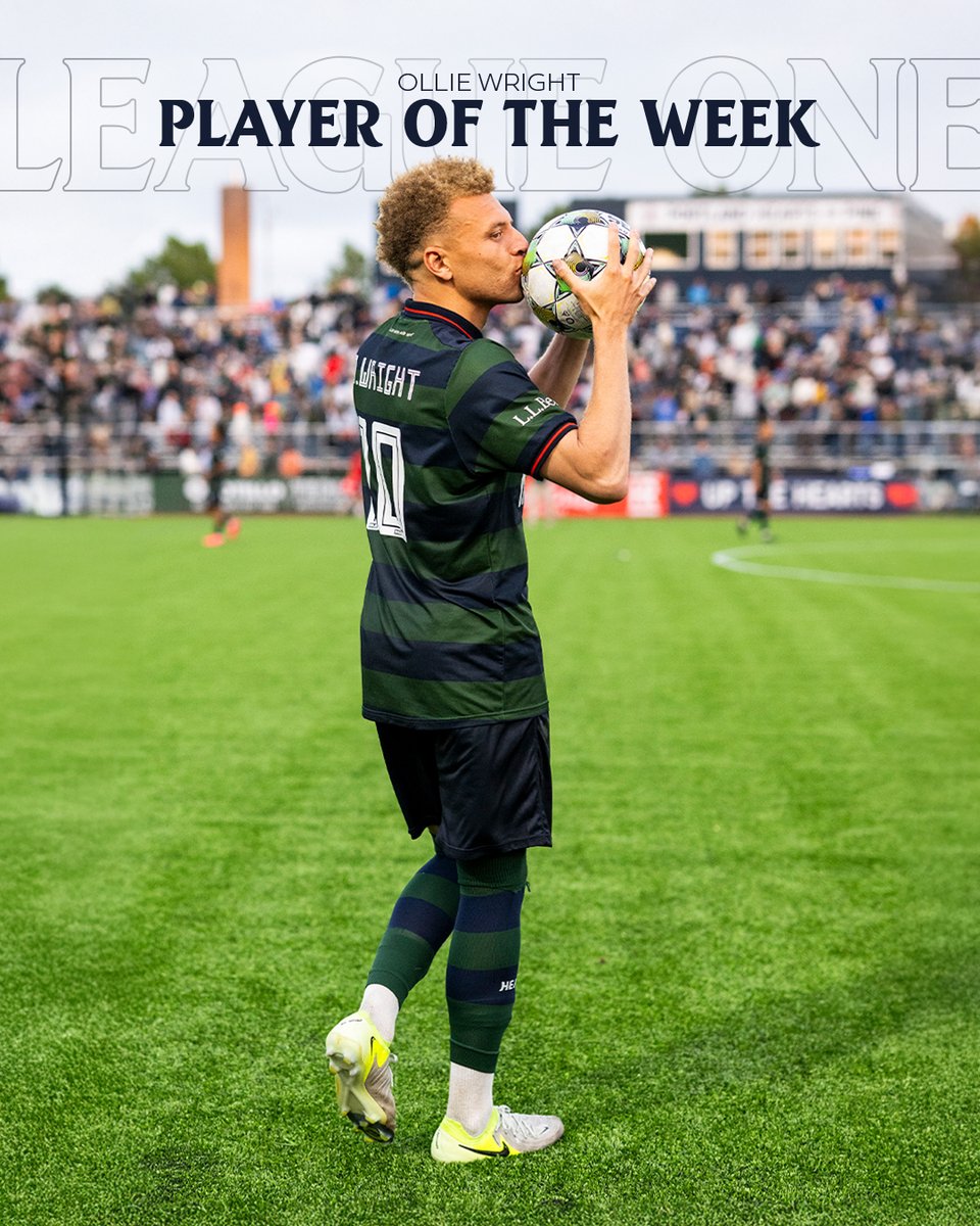 Had to be him. <a href="/OllieWright100/">Ollie Wright</a> is the <a href="/USLLeagueOne/">USL League One</a> Player of the Week 🫶