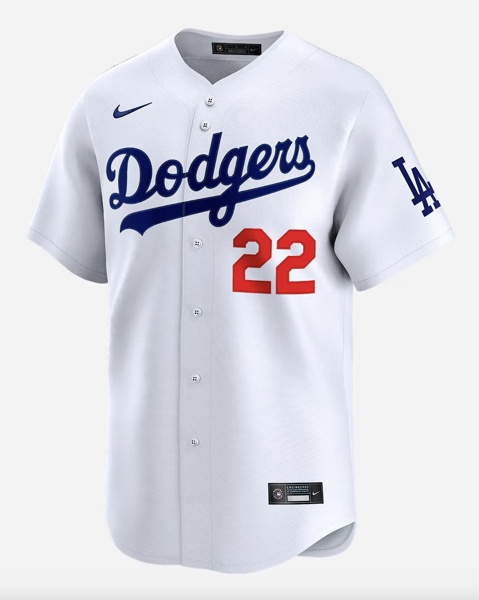 SOLELINKS's tweet photo. Ad: NEW Nike Clayton Kershaw Los Angeles Dodgers Dri-FIT ADV MLB Limited Jersey on Nike US => https://t.co/yVOdUb9YEf https://t.co/Dj9A6YENU9