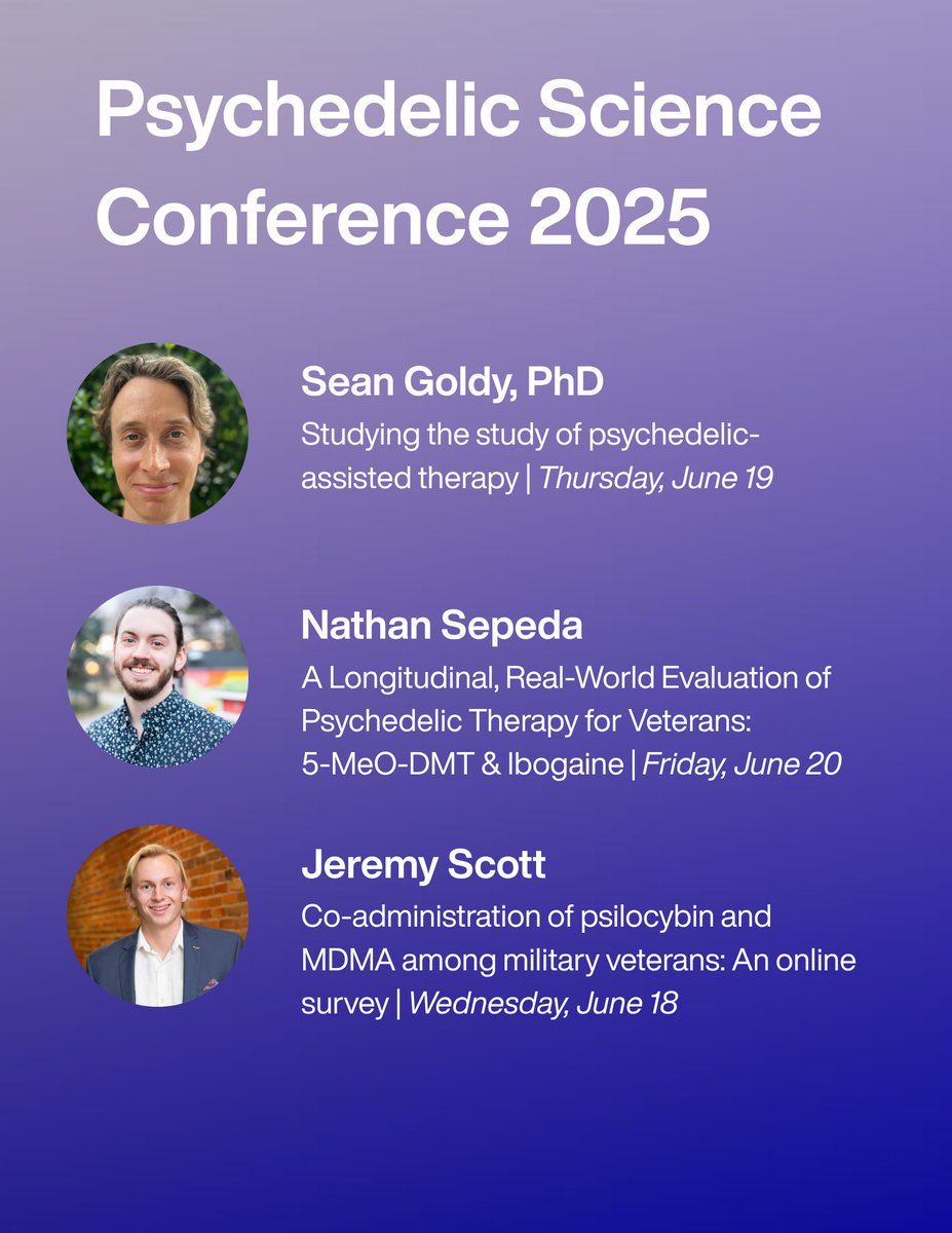 Johns Hopkins Psychedelic Research Center (@jhpsychedelics) on Twitter photo Are you going to the MAPS Psychedelic Science conference? Stop by and learn from our researchers! <a href="/MAPS/">MAPS</a> <a href="/PsychedelicSci/">Psychedelic Science</a> #PS25 Are you going to the MAPS Psychedelic Science conference? Stop by and learn from our researchers! <a href="/MAPS/">MAPS</a> <a href="/PsychedelicSci/">Psychedelic Science</a> #PS25