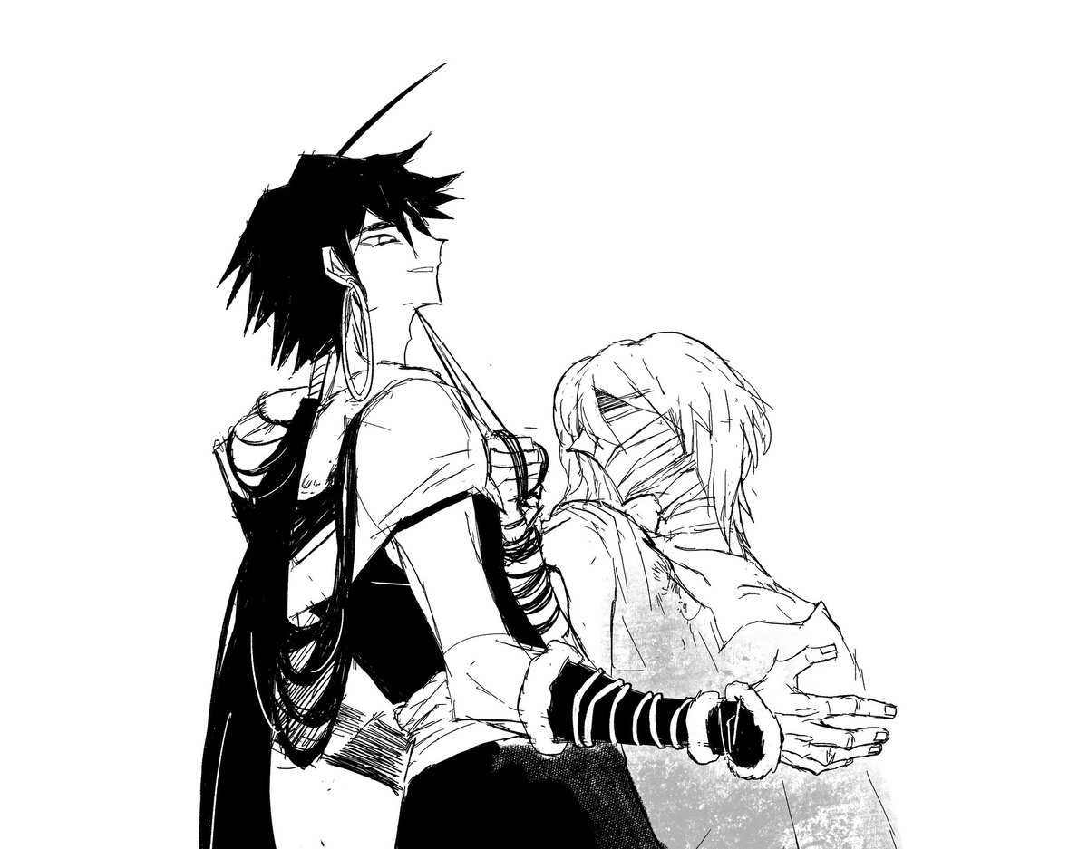 ずいぶん古い作品だけど今も大好き...アニメは華安平原戦まで作ればいいな(夢話な
#マギ
#シンドバッドの冒険