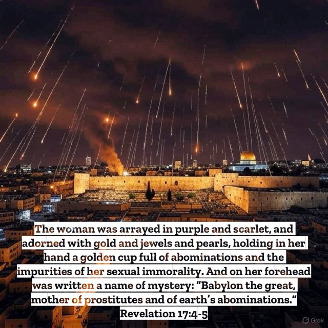 The “GREAT MOTHER OF PROSTITUTES” is apostate JERUSALEM.

Judaism’s modern Talmud is derived from the Babylonian Talmud. 

APOSTATE Jerusalem infects the world with its Satanic ideologies. 

These people are the Synagogue of Satan. ✅

Don’t be deceived.