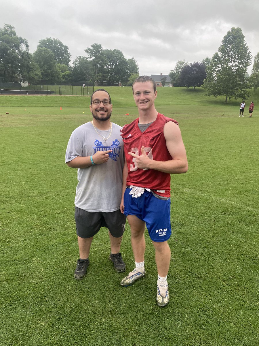 Daniel Dewey (@danieldewey_21) on Twitter photo Had a great time at Bridgewater Collage yesterday! Huge Thank you to all the coaches for giving me feedback improving my game. <a href="/CoachKBarr/">Coach Barr</a> <a href="/CoachLemn/">Scott Lemn</a> <a href="/Coach_Rich50/">Deion Richardson</a> <a href="/CoachGreen_2/">Dustin Green</a> <a href="/Coach_Jenkins34/">Derrick D. Jenkins Jr</a> <a href="/TheCoachJ_G/">Jonathan Gonzalez</a> <a href="/AtleeFootball/">Atlee Football</a> <a href="/FOAtlFootball/">Friends of Atlee Football</a> <a href="/CoachMattGray/">Matt Gray</a> <a href="/DmvSportsLive6/">DmvSports</a> Had a great time at Bridgewater Collage yesterday! Huge Thank you to all the coaches for giving me feedback improving my game. <a href="/CoachKBarr/">Coach Barr</a> <a href="/CoachLemn/">Scott Lemn</a> <a href="/Coach_Rich50/">Deion Richardson</a> <a href="/CoachGreen_2/">Dustin Green</a> <a href="/Coach_Jenkins34/">Derrick D. Jenkins Jr</a> <a href="/TheCoachJ_G/">Jonathan Gonzalez</a> <a href="/AtleeFootball/">Atlee Football</a> <a href="/FOAtlFootball/">Friends of Atlee Football</a> <a href="/CoachMattGray/">Matt Gray</a> <a href="/DmvSportsLive6/">DmvSports</a>