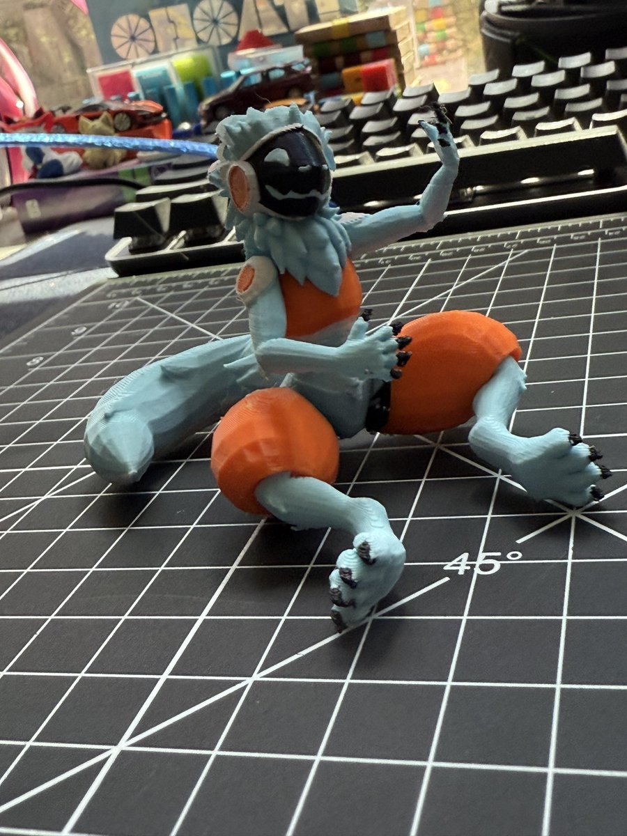 GULFproto's tweet photo. Made my sona as a 3d print #3dprinting #furry #protogen https://t.co/zzW3kCLUtB