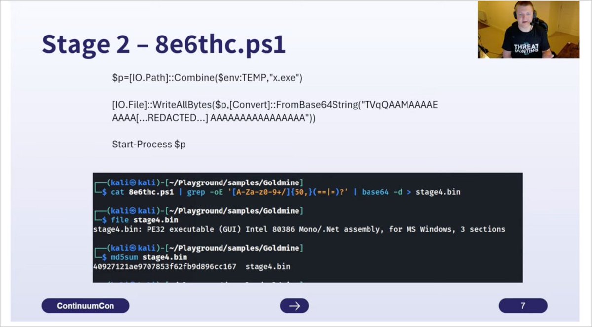 Level_Effect's tweet image. Workshops, or dare we say "micro courses"? We’re talking full malware labs, not just slides and talking for 20 minutes. This is not your typical con. Example 👇
Workshop 🧰
Man-in-the-Malware: Stealing Threat Actor Comms
by @polygonben !
• Analyze a PowerShell Beacon loader
•…