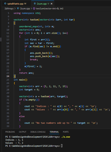 DevSukanta's tweet image. Solving #2darrayprogram in #dsa  with #cplusplusprogramming