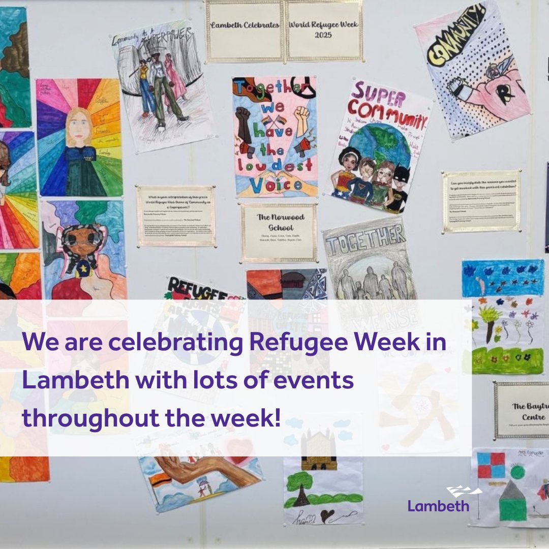 We have kicked off #RefugeeWeek with a bang 🤩

Today we celebrated at Clapham Library, where we were presented with a certificate for all our Libraries, which have newly been recognised as Places of Sanctuary 🕊️

Watch this space for more events 👀