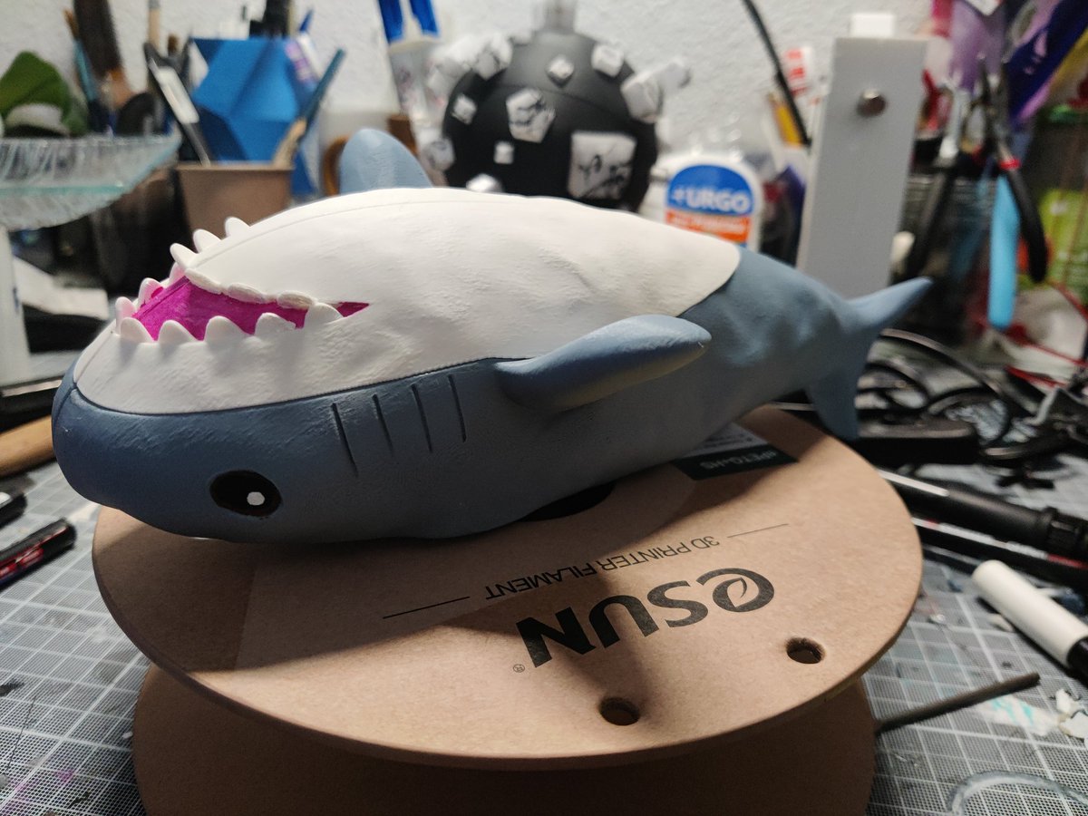 PicoProd3D's tweet image. Hello little shorks

My new creature is over 🦈 ! My HD version of th #Blahaj 
A little boy for magnet all your love 💕 and a big boy version for the fun of details 🔍

3D files available on my @Cults3D !
cults3d.com/fr/modèle-3d/m…

#decoration #3DPrintingModels #3DSculpt #3dprint