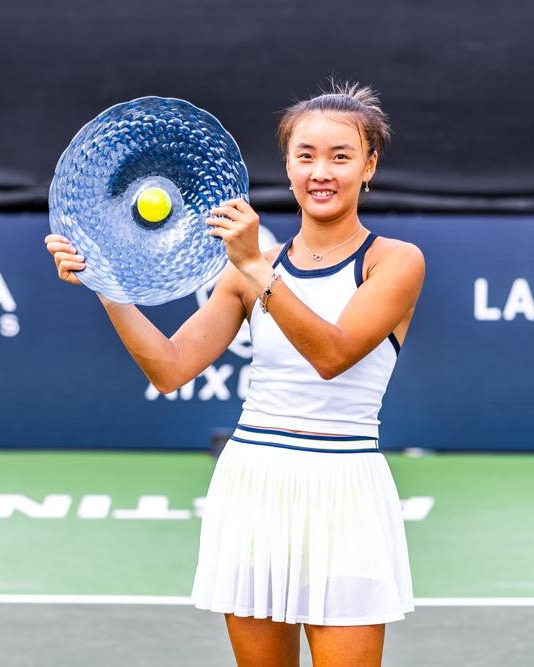 👑👑 Two years. Two titles. Two crowns. 

Did you know❓ Yuan Yue is the first player ever to win both singles and doubles at the ATX Open!

#ATXOpen | 🗓️ Feb. 21 - Mar. 1, 2026 | 📍 Austin’s Westwood Country Club