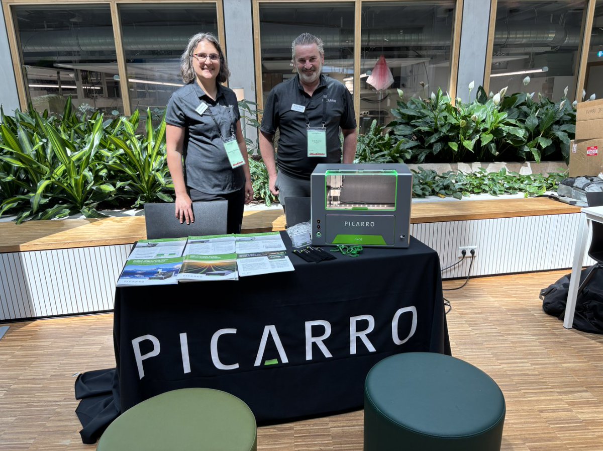 Picarro is at #JESIUM this week in Groningen!

Stop by our booth to learn about:
🔬 PI5131-I: site-specific N₂O isotope analysis
⚙️ Sage Gas Autosampler: automated discrete gas sampling

Plus, don’t miss Magdalena Hofmann’s poster!
👉 bit.ly/3ZwKgJx