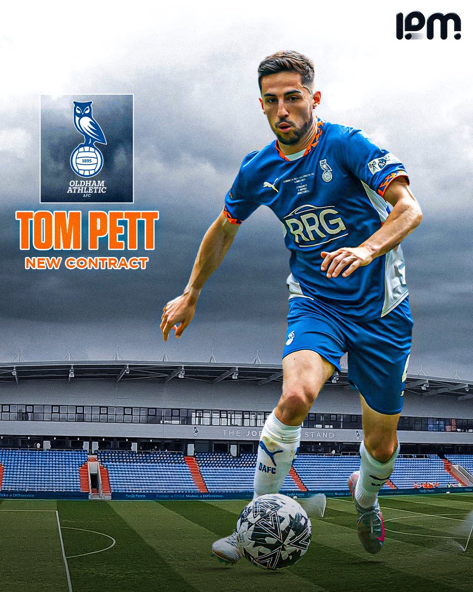 LPM_agents's tweet image. ✍🏻 Congrats @Pettzsta on signing a 2 year contract with Oldham 🔵⚪️
Well deserved after a brilliant loan last season ⚽️👏🏻
#OAFC #EFL