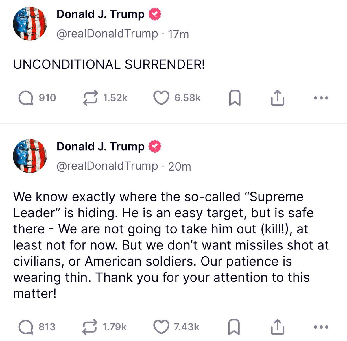 Es schaut ganz so aus, als würden die USA in Kürze auch in den Krieg im nahen Osten eingreifen.